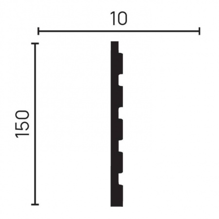 Картинка товара dd904 панель decor-dizayn грани 2000*150*10 мм DD904 parketcity-ufa.ru
