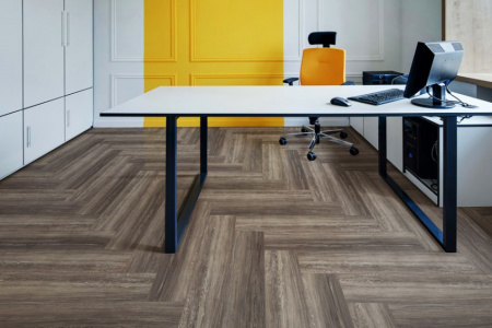 Картинка товара spc-ламинат floor factor herringbone 17 дуб brushed smoke HB17 parketcity-ufa.ru