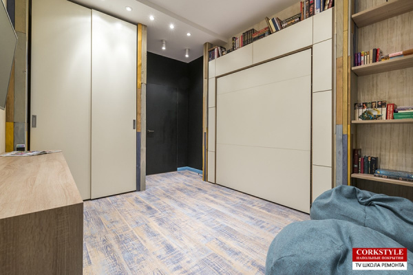 Картинка товара пробковое покрытие corkstyle wood xl color lazurit blue  вывод!!!  010792 parketcity-ufa.ru