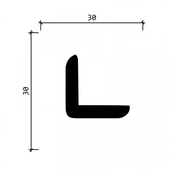 Картинка товара угловой профиль decor-dizayn dd20 2000*30*30 мм DD20 parketcity-ufa.ru