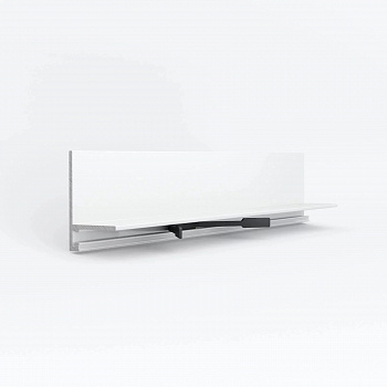 Плинтус металлический Laconistiq Micro L Max 2450*35,6*16,2*4.9 (Белый)