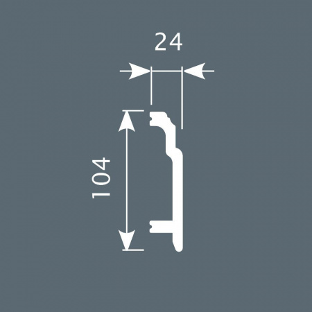 Картинка товара плинтус cosca px003 2000*102*24 мм PX003 parketcity-ufa.ru