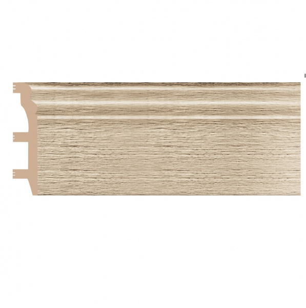 Картинка товара плинтус decomaster 233-72 бук светлый 2400*120*23 мм D233-72 parketcity-ufa.ru