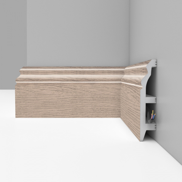 Картинка товара плинтус decomaster 232-83 2400*100*22 мм D232-83 ДМ parketcity-ufa.ru