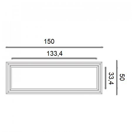 Картинка товара декоративная панель orac w120 autoire 1500*500*32 мм W120 parketcity-ufa.ru