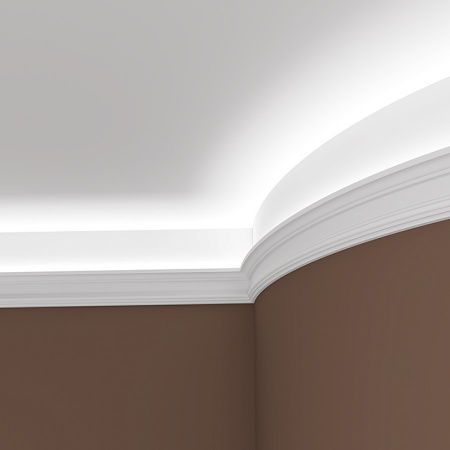 Картинка товара карниз 1.50.117f европласт 2000*154*104 мм (гибкий) 1.50.117F parketcity-ufa.ru