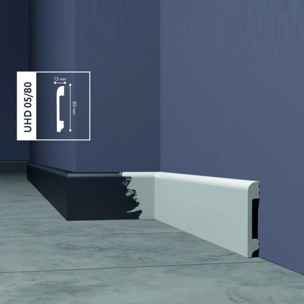 Картинка товара плинтус solid uhd 05/80 2000*80*13 мм 1UHD 05/80/2000 parketcity-ufa.ru