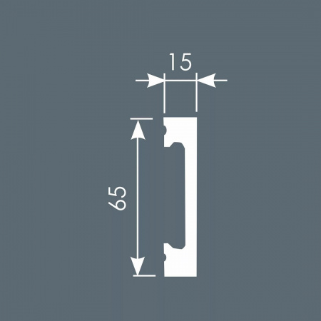Картинка товара плинтус cosca px050 2000*65*15 мм PX050 parketcity-ufa.ru