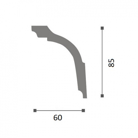 Картинка товара карниз nmc gt1 nomastyl 2000*85*60 мм DSMNNGT10 parketcity-ufa.ru