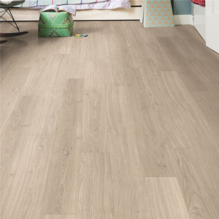 Картинка товара ламинат quick-step perspective 1304 доска дубовая светло-серая лакированная   PER1304 parketcity-ufa.ru