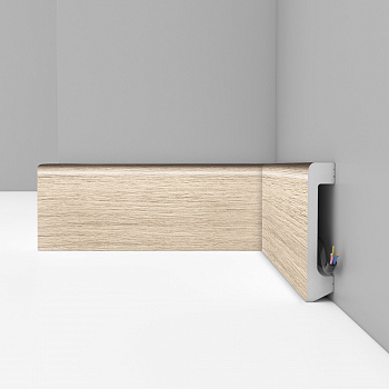 Плинтус Decomaster 235-72 Бук светлый 2400*80*17 мм parketcity-ufa.ru