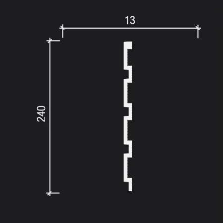 Картинка товара dd914 (3м) панель decor-dizayn грани 3000*240*10 мм DD914(3m) parketcity-ufa.ru
