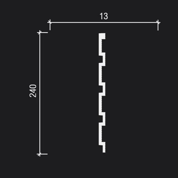Картинка товара dd914 (3м) панель decor-dizayn грани 3000*240*10 мм DD914(3m) parketcity-ufa.ru