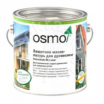 Масло Osmo 903 HolzSchutz Ol-Lazur Серый базальт (2,5 л) Масло Osmo 903 HolzSchutz Ol-Lazur Серый базальт (2,5 л)