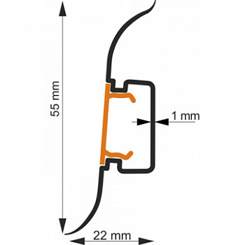 Плинтус Lexida 228 Дуб классик parketcity-ufa.ru