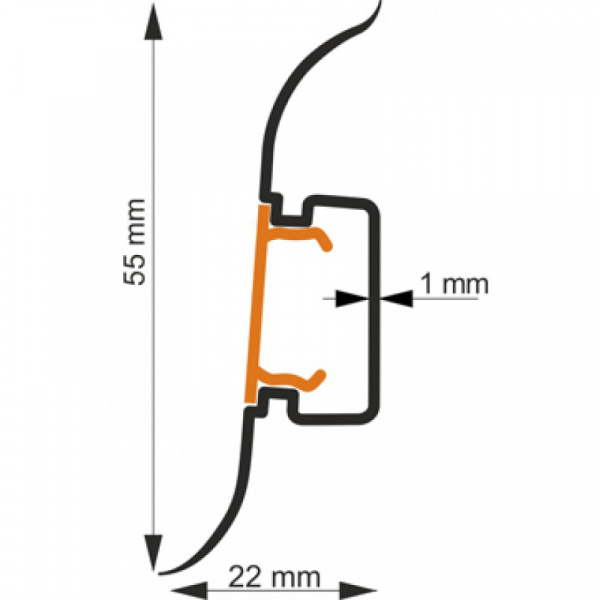 Картинка товара плинтус lexida 201 дуб 010033 parketcity-ufa.ru