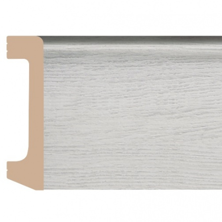 Картинка товара плинтус decomaster d235-84 ясень белый 2400*80*17 мм D235-84ДМ parketcity-ufa.ru