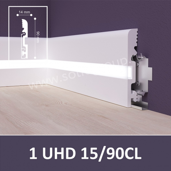 Фото товара профиль под подсветку solid uhd 15/90cl 2400*90*14 мм 1UHD 15/90CL parketcity-ufa.ru Картинка товара профиль под подсветку solid uhd 15/90cl 2400*90*14 мм 1UHD 15/90CL parketcity-ufa.ru