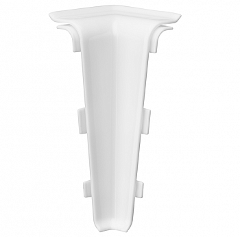 Плинтус Arbiton INDO  01 Белый блеск СНЯТ!!! (Угол внутренний)