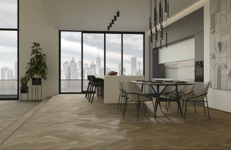 Картинка товара инженерная доска quartz parquet английская елка 419 дуб карельский  33-419 parketcity-ufa.ru