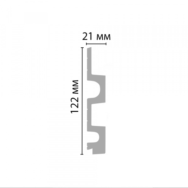 Картинка товара d302 дм панель decomaster 2900*122*21 мм D302 ДМ parketcity-ufa.ru