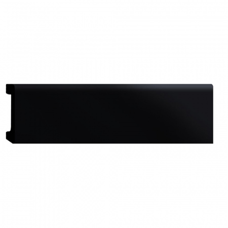 Картинка товара плинтус decomaster 235-116 черный 2400*80*17 мм D235-116 ДМ parketcity-ufa.ru