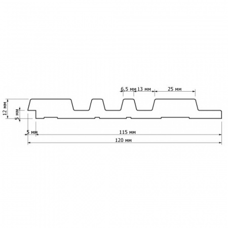 Картинка товара декоративная панель под покраску hiwood lv122 np 2700*120*12 мм LV122 NP parketcity-ufa.ru
