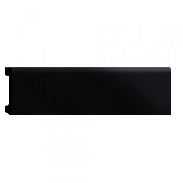 Картинка товара плинтус decomaster 235-116 черный 2400*80*17 мм D235-116 ДМ parketcity-ufa.ru