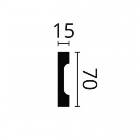 Картинка товара молдинг nmc wd2 2000*70*15 мм DSCLWD200020 parketcity-ufa.ru