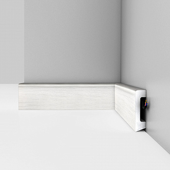 Плинтус Decomaster 234-84 Ясень белый 2400*58*16 мм parketcity-ufa.ru