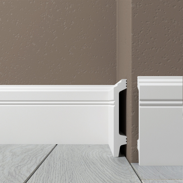 Картинка товара плинтус напольный xps polymer н120 2000*120*20 мм 1UHD 04/120 parketcity-ufa.ru