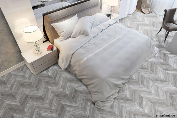 Пробковое покрытие CorkStyle Chevron Silver  ВЫВОД!!!