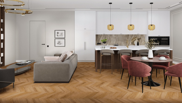 Картинка товара spc ламинат damy floor шеврон монсоро DF09-Ch parketcity-ufa.ru