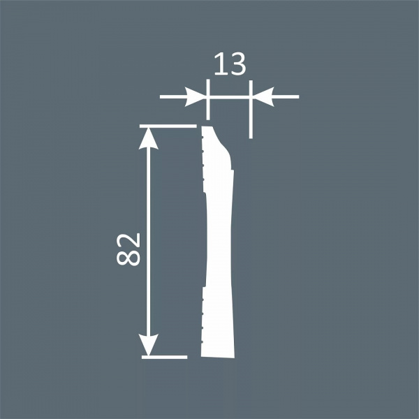 Картинка товара плинтус cosca px030 2000*82*13 мм PX030 parketcity-ufa.ru