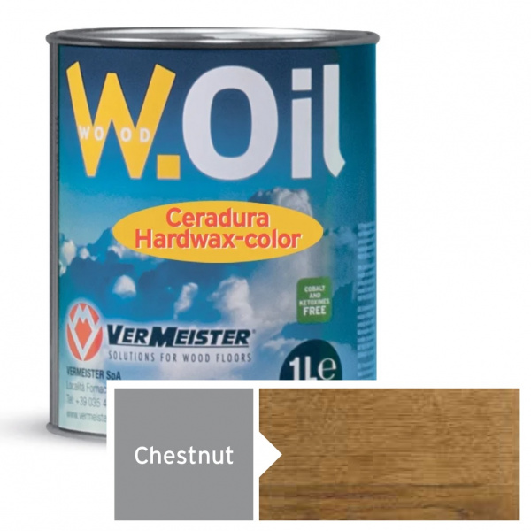 Картинка товара масло vermeister color oil ceradura hardwax каштан (1л) остаток!!! 000724 parketcity-ufa.ru