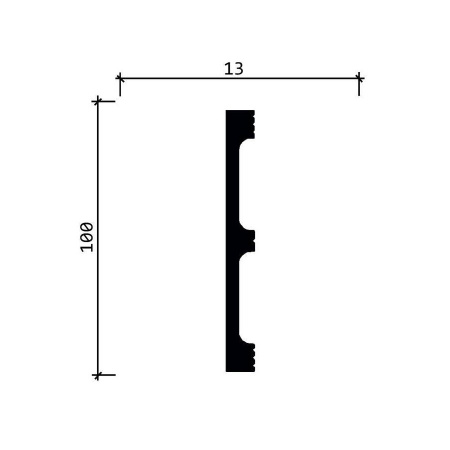 Картинка товара плинтус гибкий decor-dizayn dd709f 2000*100*13 мм DD708-E parketcity-ufa.ru
