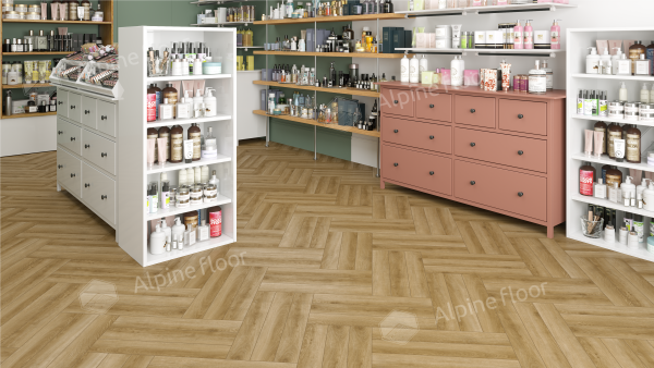 Картинка товара ламинат alpine floor 8/33 herringbone pro new lf102-02 дуб эльзас LF102-02 parketcity-ufa.ru