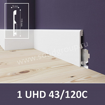 Плинтус Solid UHD 43/120c 2400*119*14 мм parketcity-ufa.ru