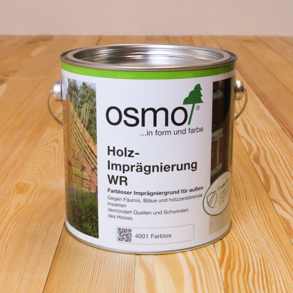 Картинка товара антисептик osmo 4001 holz-impragnierung wr (бесцветный) (0,75л/2,5л) #4001 parketcity-ufa.ru