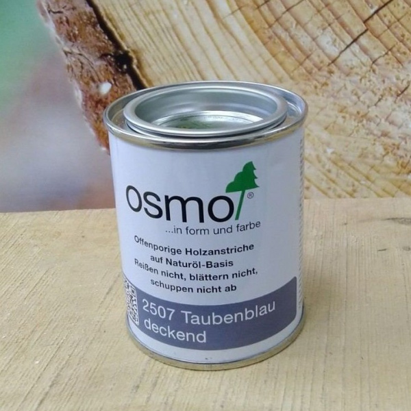 Картинка товара масло-краска osmo 2507 landhausfarbe серо-голубая (0,75л) #2507 parketcity-ufa.ru