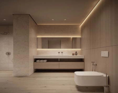 Картинка товара теневой профиль потолочный laconistiq gips 3000*44*43 мм 010446 parketcity-ufa.ru