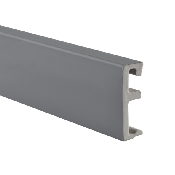 Картинка товара плинтус salag alpha 80 серый AP81U2 parketcity-ufa.ru