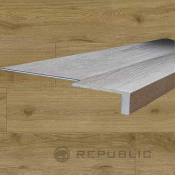 Ступень из кварцвинила Republic Floor Grizzly/Epic parketcity-ufa.ru