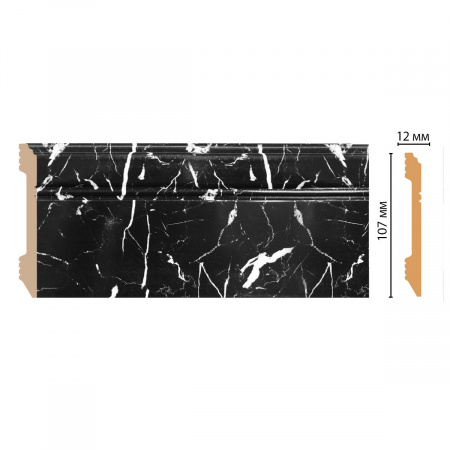 Картинка товара плинтус decomaster 105-78 2400*107*12 D105-78ДМ parketcity-ufa.ru