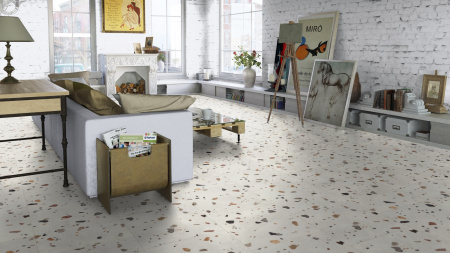 Картинка товара плитка lvt tarkett rockstars stone terrazzo 257033002 parketcity-ufa.ru