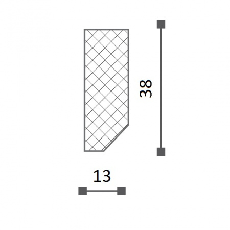 Картинка товара плинтус nmc ft1 2000*38*13 мм 3012614 parketcity-ufa.ru