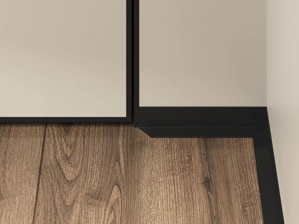 Картинка товара плинтус металлический laconistiq micro l 2450*25,8*16,2*5,5 010488 parketcity-ufa.ru