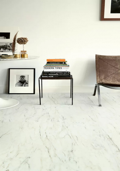 Картинка товара плитка quick-step vinyl flex blush 20305 мрамор белый лунный SGTC20305 parketcity-ufa.ru