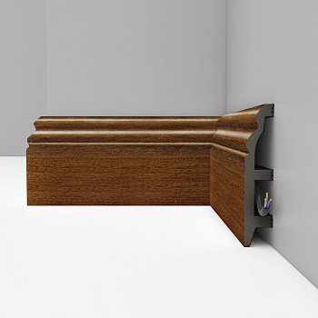 Плинтус Decomaster 232-75 Мербау 2400*100*22 мм parketcity-ufa.ru