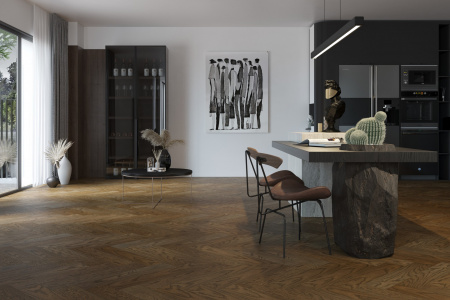 Картинка товара инженерная доска quartz parquet английская елка 413 дуб брауни  33-413 parketcity-ufa.ru